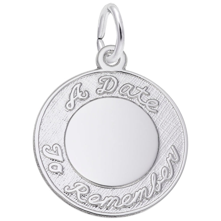 Rembrandt Charms 925 Sterling Silver A Date To Remember Charm Pendant