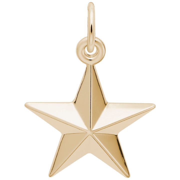 Rembrandt Charms 14K Yellow Gold Star Charm Pendant
