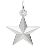 Rembrandt Charms 925 Sterling Silver Star Charm Pendant