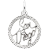 Rembrandt Charms 925 Sterling Silver San Diego Charm Pendant
