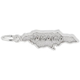 Rembrandt Charms 925 Sterling Silver Jamaica Charm Pendant