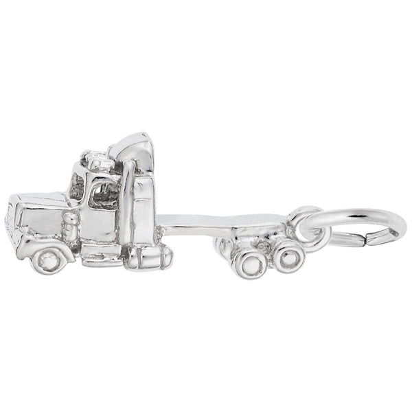 Rembrandt Charms Truck Cab Charm Pendant Available in Gold or Sterling Silver