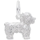 Rembrandt Charms Bichon Frise Charm Pendant Available in Gold or Sterling Silver