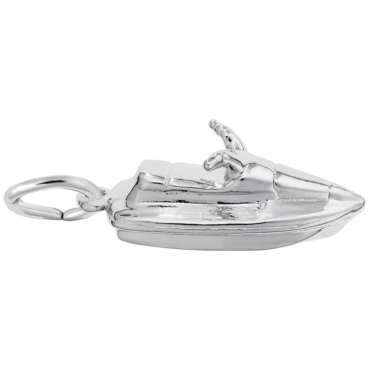 Rembrandt Charms Jet Ski Charm Pendant Available in Gold or Sterling Silver
