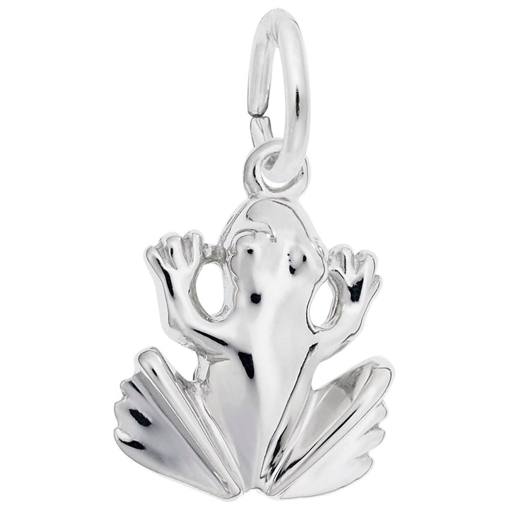 Rembrandt Charms 925 Sterling Silver Frog Charm Pendant