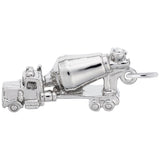 Rembrandt Charms 925 Sterling Silver Cement Truck Charm Pendant