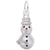 Rembrandt Charms Snowman Charm Pendant Available in Gold or Sterling Silver