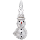 Rembrandt Charms 925 Sterling Silver Snowman Charm Pendant