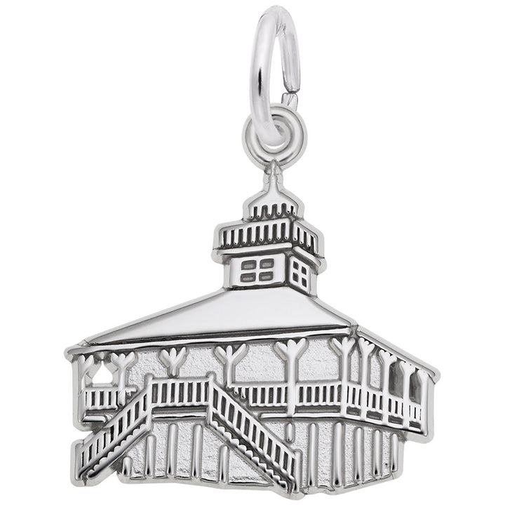 Rembrandt Charms 925 Sterling Silver Bocagrand, Fl Lighthouse Charm Pendant