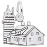 Rembrandt Charms 925 Sterling Silver Quoddy Head Lighthouse Charm Pendant