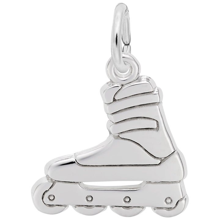 Rembrandt Charms Inline Skate Charm Pendant Available in Gold or Sterling Silver