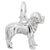 Rembrandt Charms Mastiff Charm Pendant Available in Gold or Sterling Silver