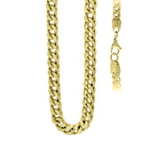 Yellow Stainless Steel Mens Womens Unisex 4mm 20-28 Inches Franco Fashion Chain Necklace