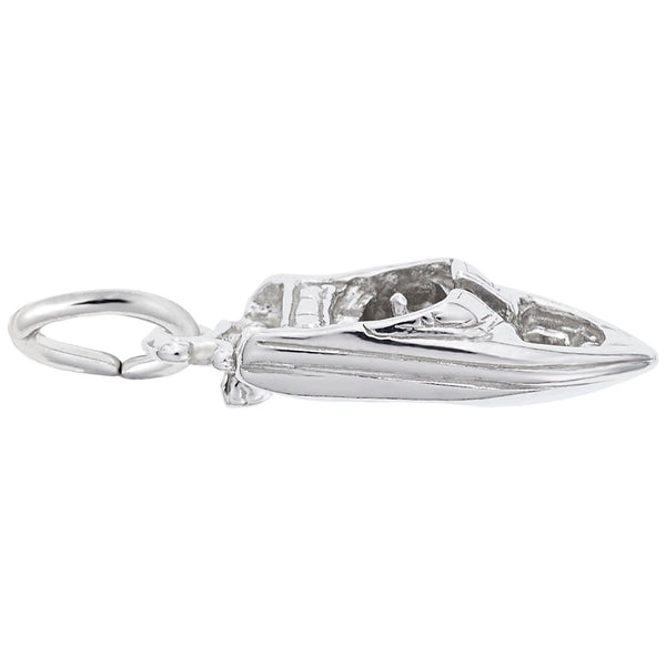 Rembrandt Charms Speedboat Charm Pendant Available in Gold or Sterling Silver