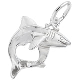 Rembrandt Charms Shark Charm Pendant Available in Gold or Sterling Silver