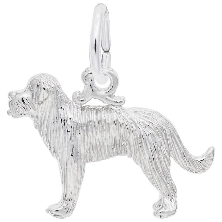 Rembrandt Charms St Bernard Charm Pendant Available in Gold or Sterling Silver