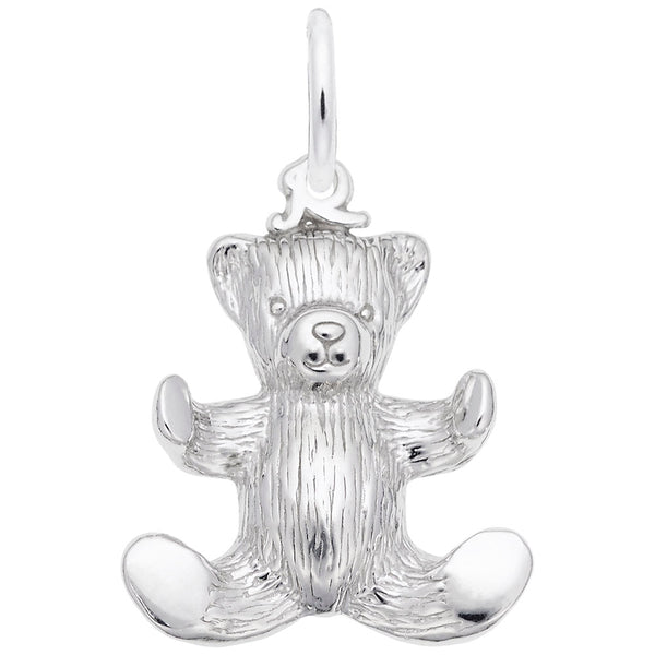 Rembrandt Charms Teddy Bear Charm Pendant Available in Gold or Sterling Silver