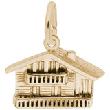 Rembrandt Charms 10K Yellow Gold Swiss Chalet Charm Pendant