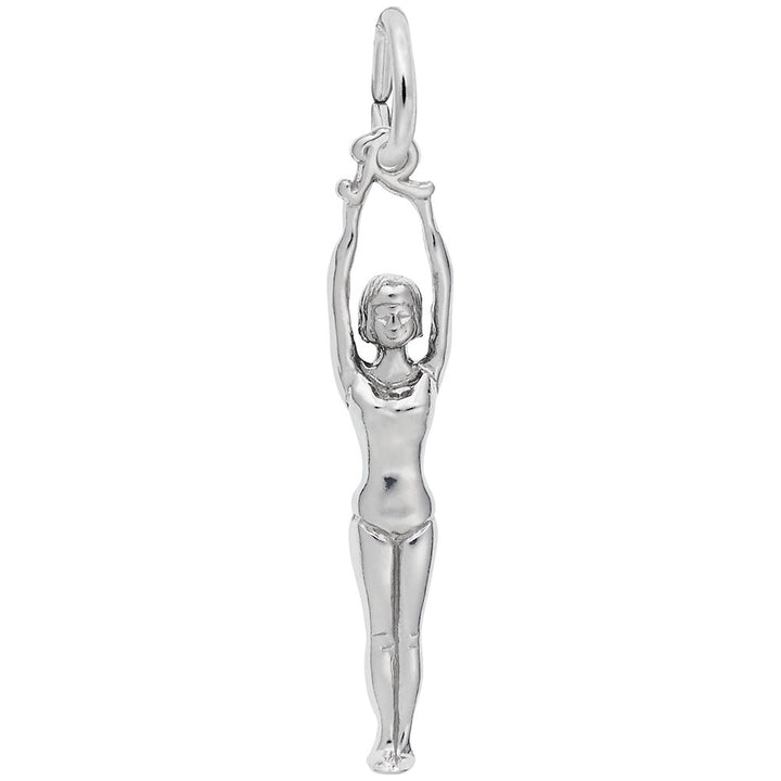 Rembrandt Charms 925 Sterling Silver Gymnast Charm Pendant