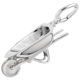 Rembrandt Charms Wheel Barrow Charm Pendant Available in Gold or Sterling Silver