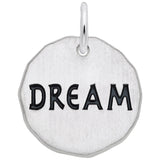 Rembrandt Charms 925 Sterling Silver Dream Charm Tag Charm Pendant
